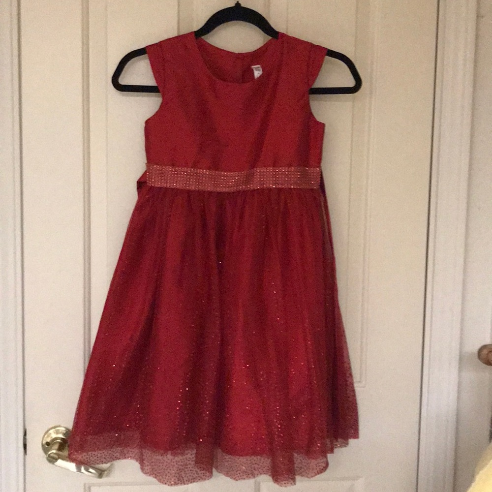 Cherokee Girls 7/8 Red Dress